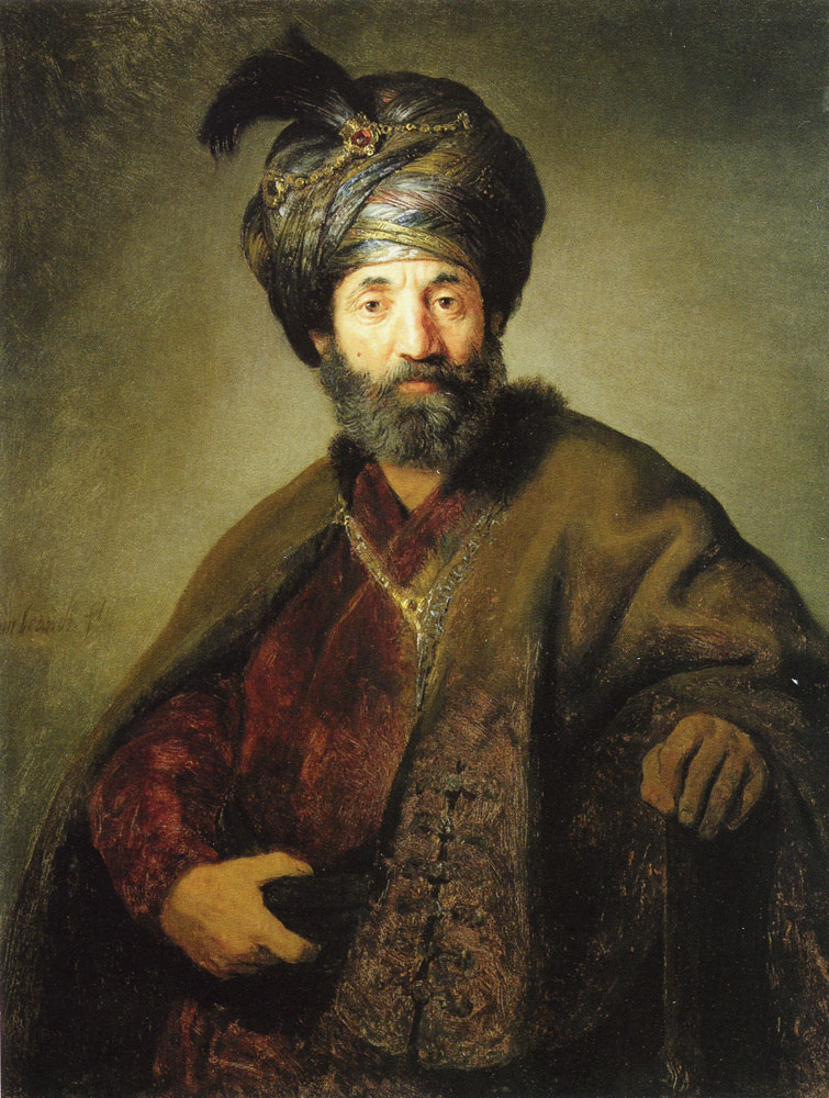 Rembrandt - Man in oriental costume