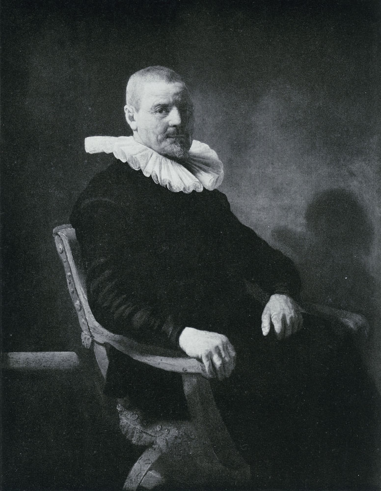 Formerly attributed to Rembrandt - A Man Seated in an Armchair