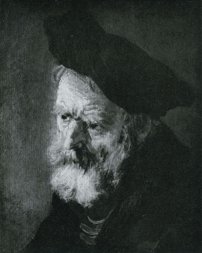 Formerly attributed to Rembrandt - Portrait of an Old Jew