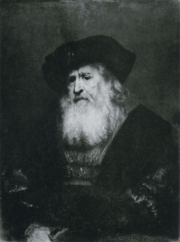 Formerly attributed to Rembrandt - An Old Man in Fanciful Costume