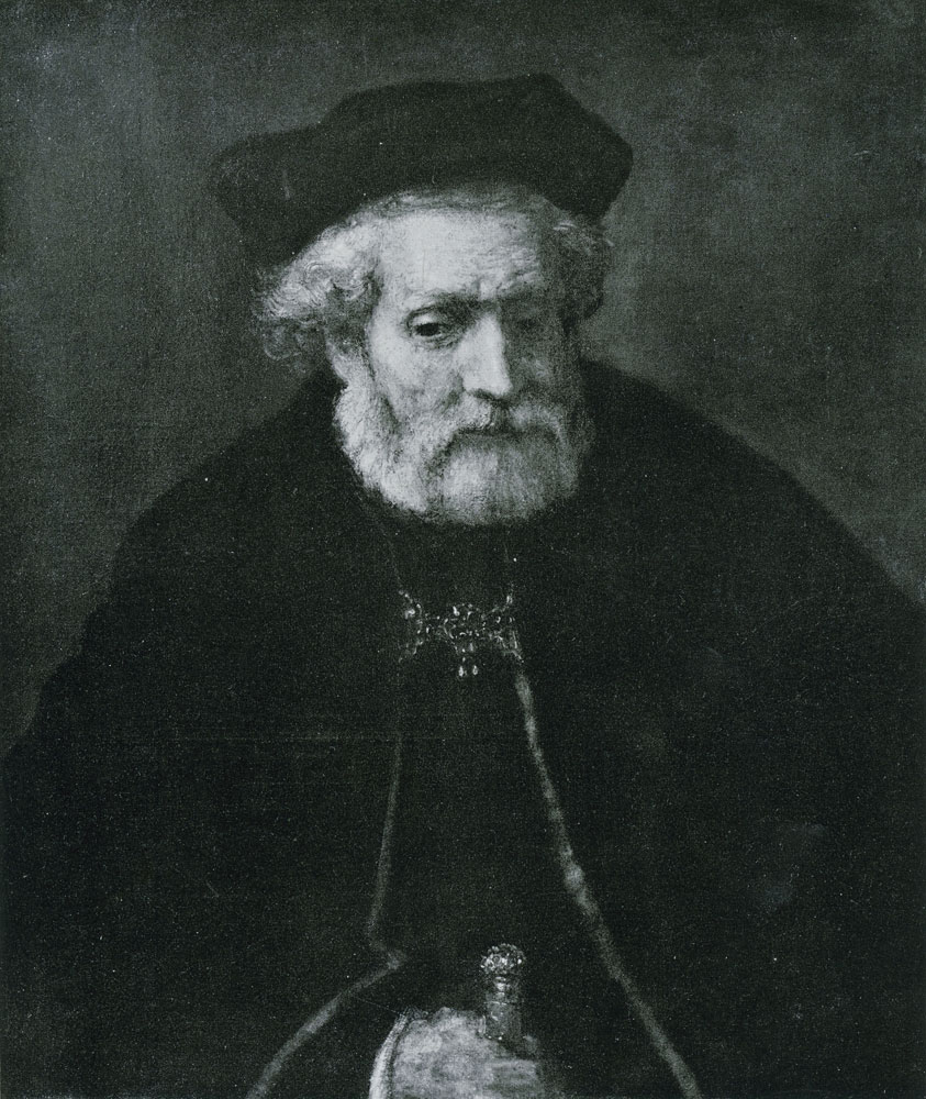 Formerly attributed to Rembrandt - Portrait of an Old Man
