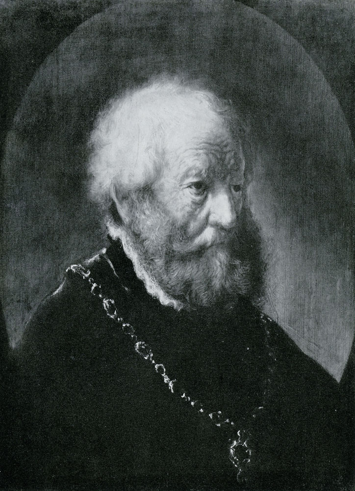 Formerly attributed to Rembrandt - Old Man with a Gold Chain