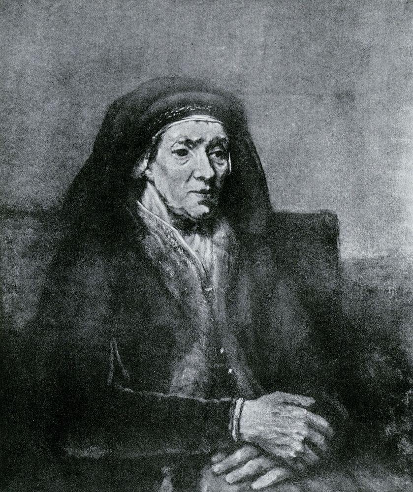 Formerly attributed to Rembrandt - Portrait of an Old Woman