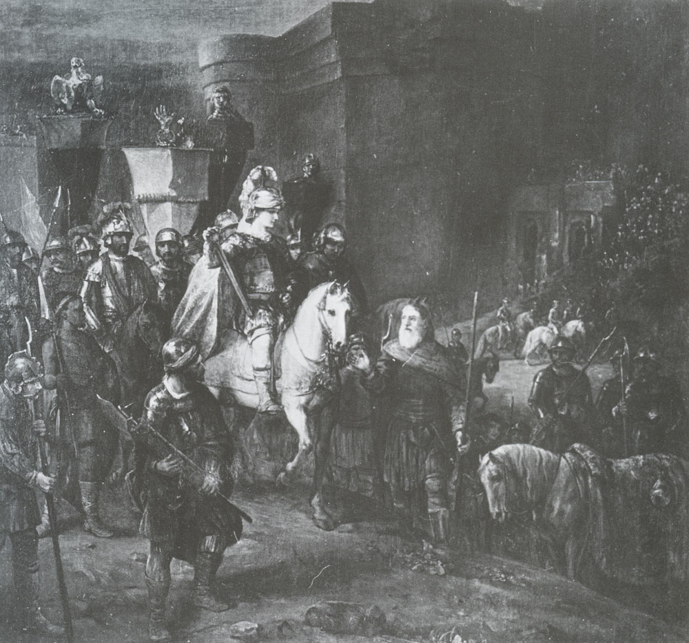 Anonymous School of Rembrandt - Quintus Fabius Maximus Visiting his Sons at the Camp of Suessa