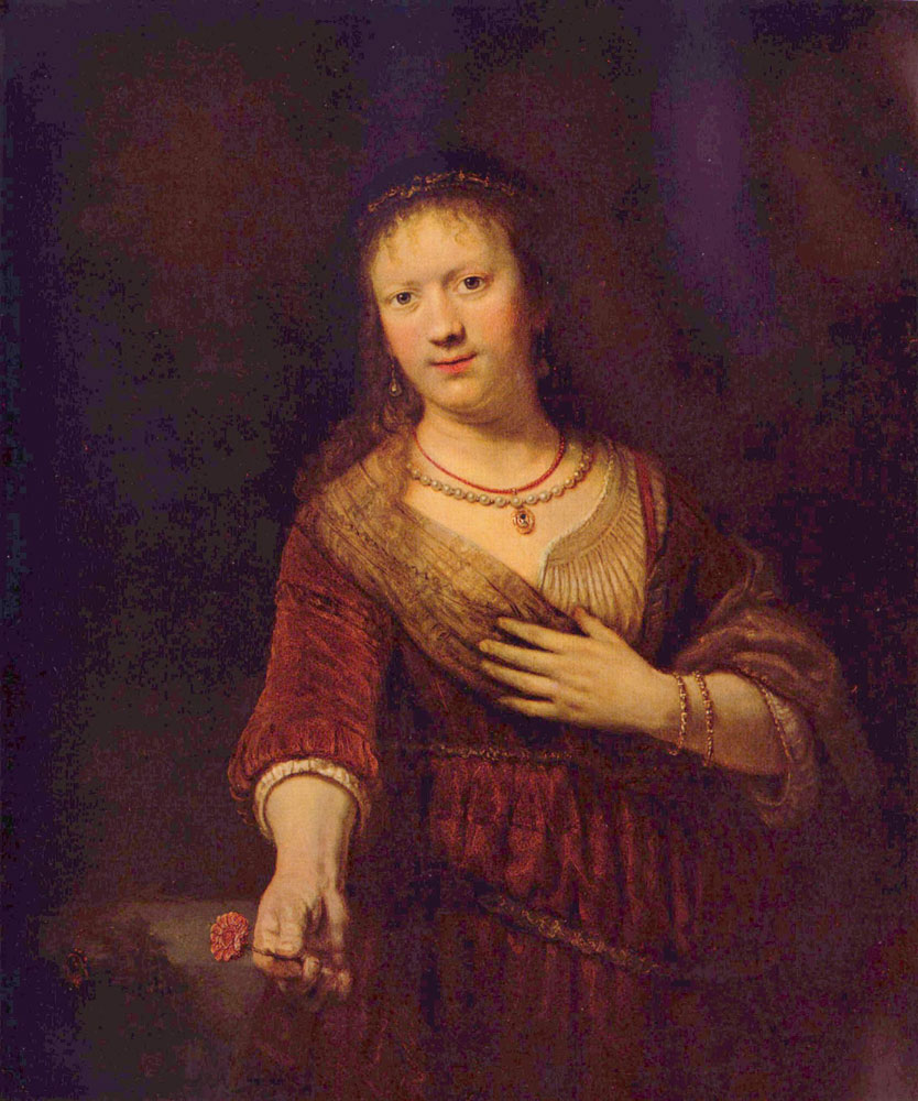 Rembrandt - Saskia as Flora