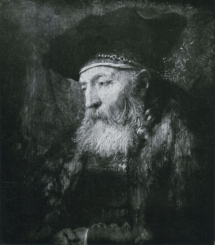 Formerly attributed to Rembrandt - Study of an Old Man