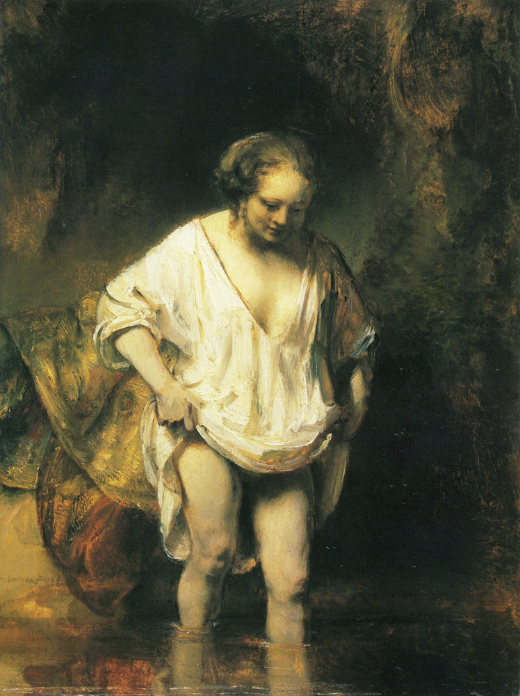 Rembrandt - A Woman Bathing