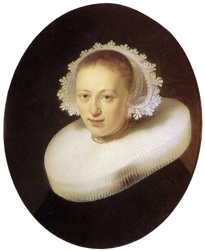 Rembrandt workshop - Portrait of a Young Woman