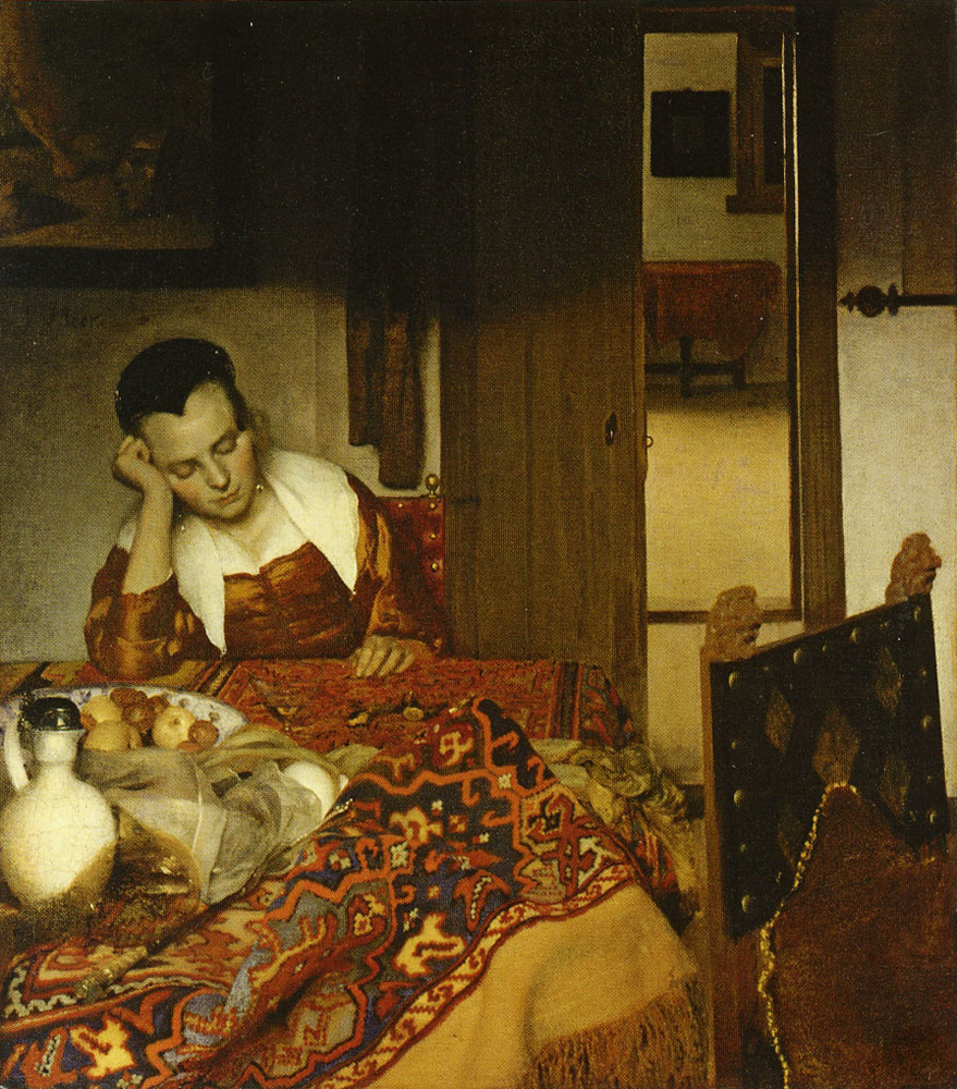Johannes Vermeer - A Maid Asleep