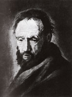Copy after Rembrandt Study of a Bearded Man