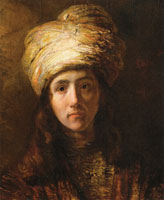 Follower of Rembrandt Young Man with a Turban