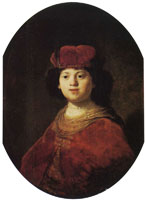 Rembrandt Workshop Boy with a Red Beret