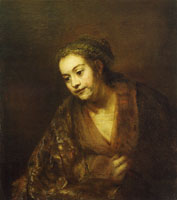 Rembrandt Portrait of a Woman (Hendrickje Stoffels?)