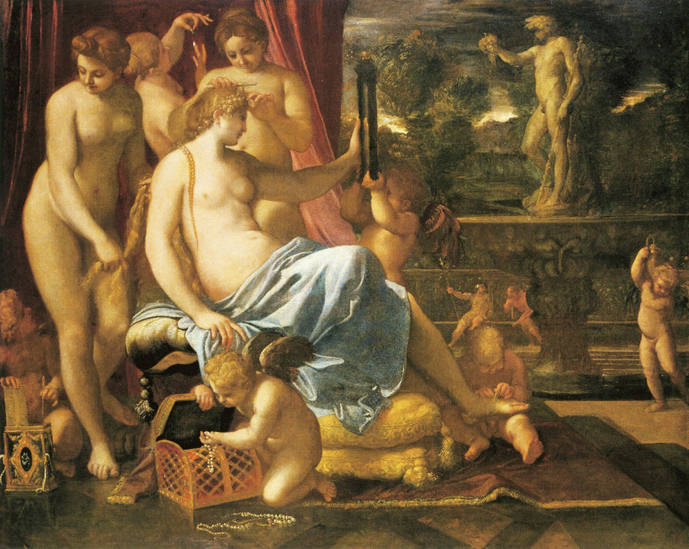 Annibale Carracci - Venus adorned by the graces