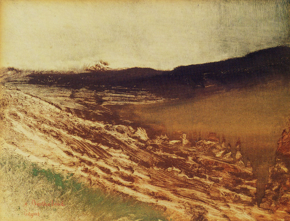Edgar Degas - Burgundy landscape