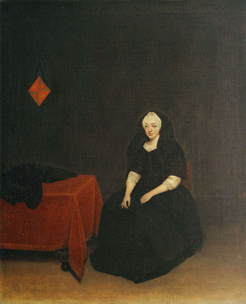 Gerard ter Borch - Lucretia Rouse, wife of the preacher Jan van Duren