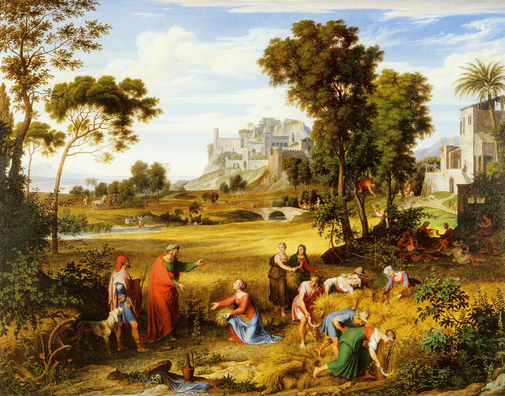 Joseph Anton Koch - Landscape with Ruth and Boaz