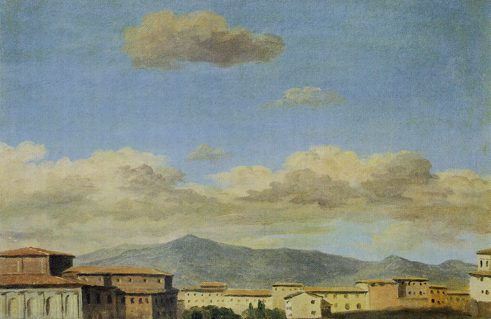 Pierre-Henri de Valenciennes - Cloud study on the Quirinal Hill