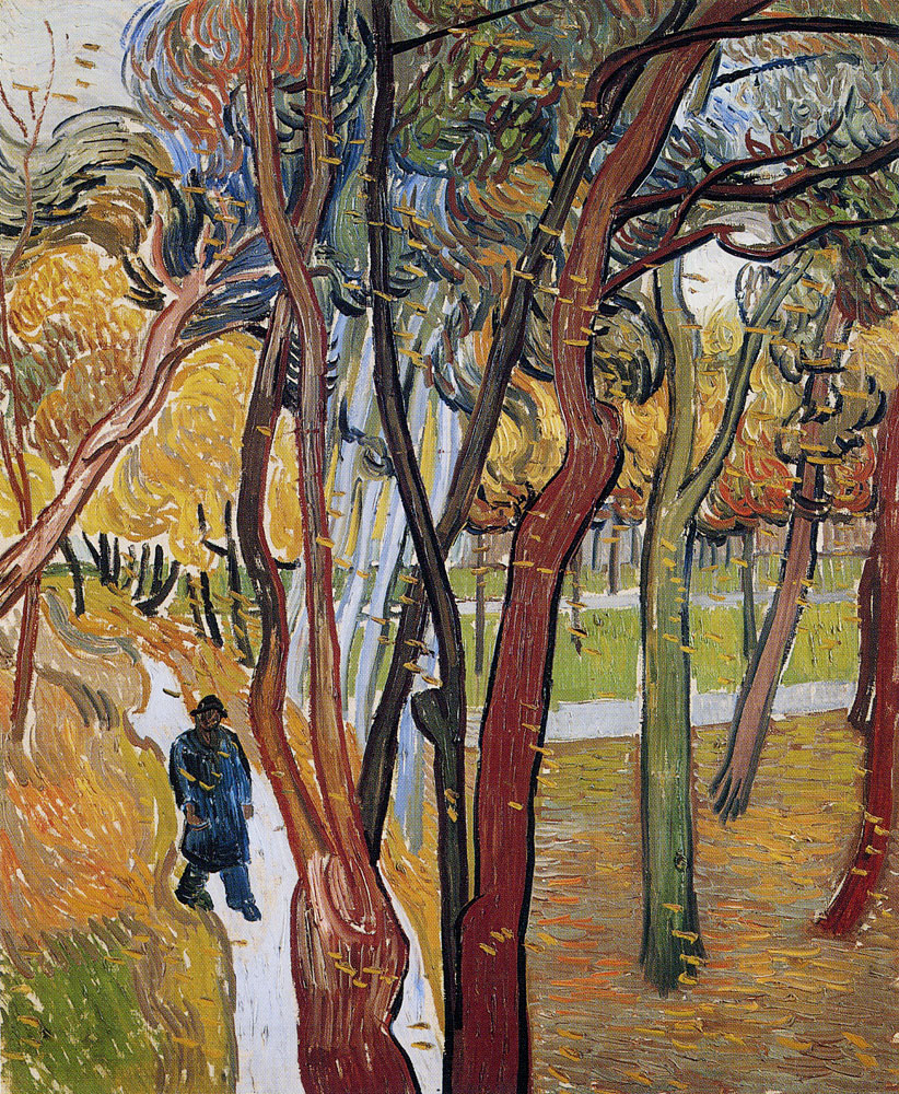 Vincent van Gogh - Falling leaves