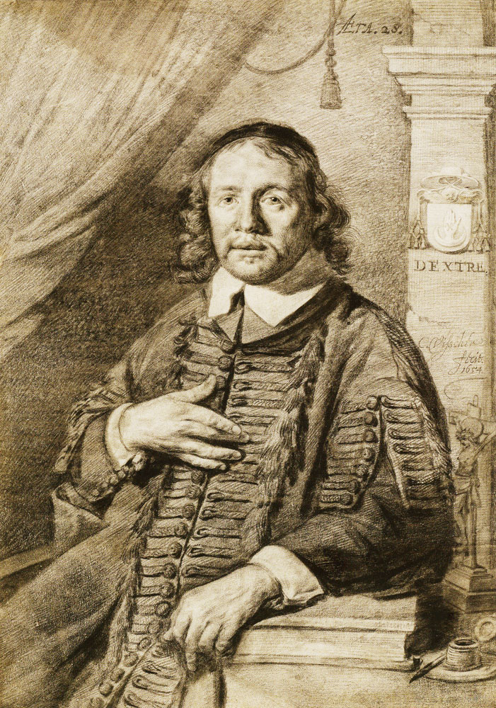 Cornelis Visscher - Portrait of the Haarlem Priest Nicolaus de Jonghe