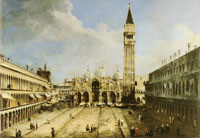 Canaletto The Piazza San Marco, looking East