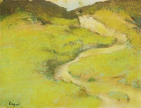 Edgar Degas Pathway in a field