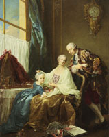 François Hubert Drouais Family Portrait