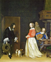 Gerard ter Borch The Suitor's Visit