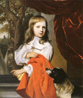 Jacob van Loo Boy with his dog