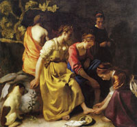 Johannes Vermeer - Diana and Her Companions