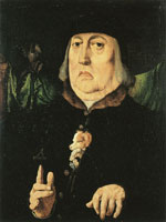 Attributed to Jan Cornelisz. Vermeyen Portrait of a Man