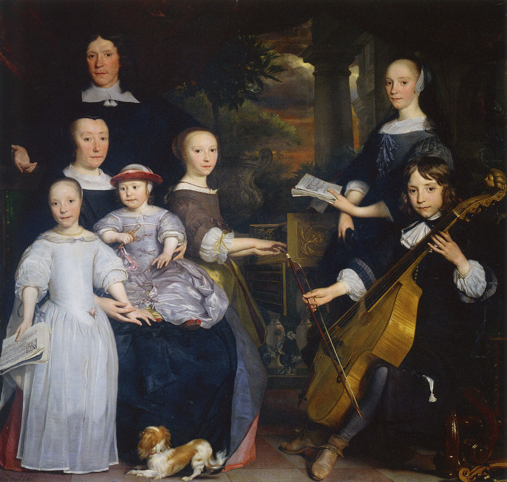 Abraham van den Tempel - Portrait of David Leeuw and his Family
