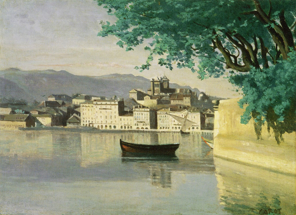 Camille Corot - View of Geneva