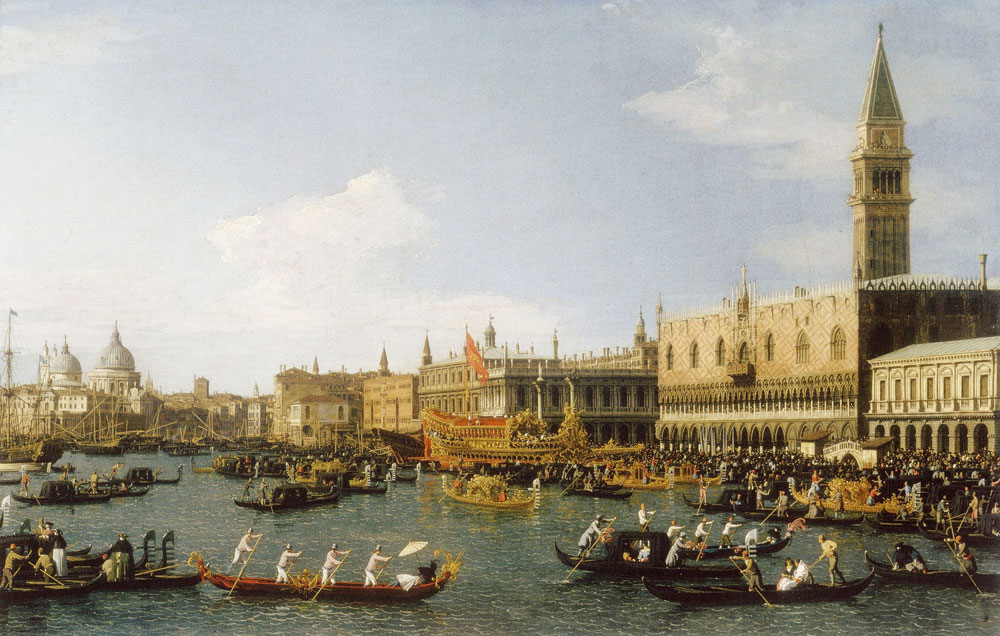 Canaletto - The Bacino di San Marco, Venice
