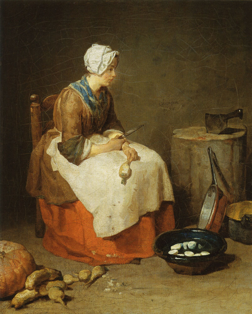 Jean-Siméon Chardin - The Kitchen Maid