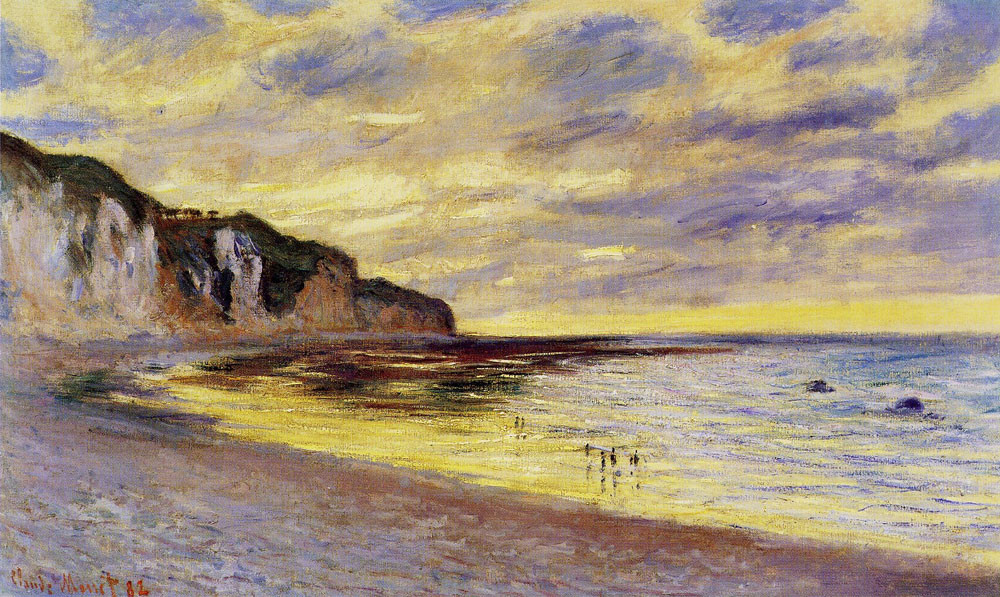 Claude Monet - The Pointe de l'Ailly, low tide