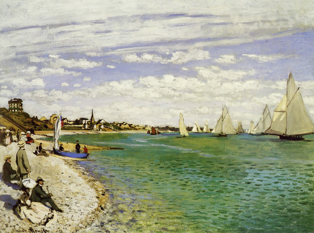 Claude Monet - Regatta at Sainte-Adresse