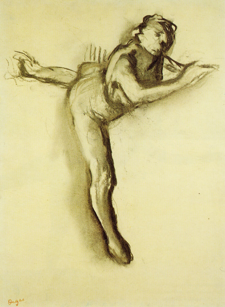 Edgar Degas - Grand arabesque, second time