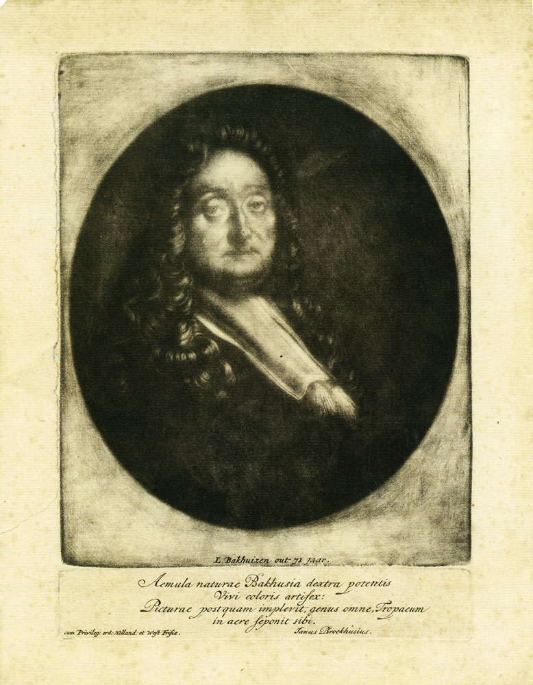 Jacob Gole - Portrait of Ludolf Backhuysen