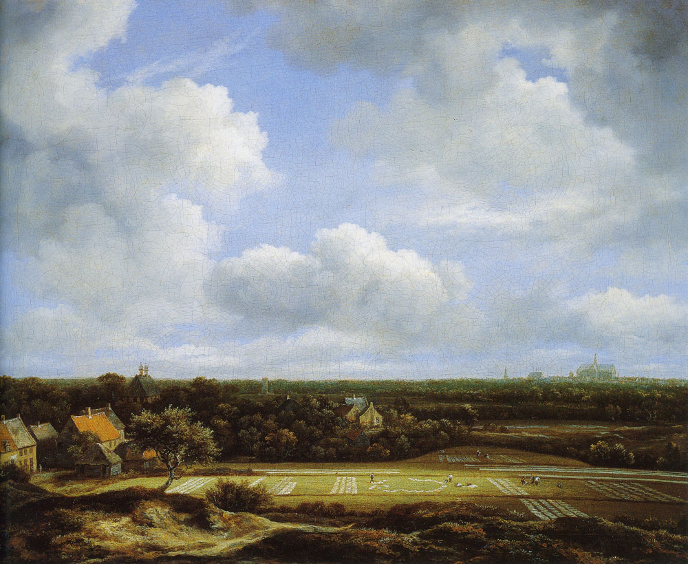 Jacob van Ruisdael - View of the Plain of Haarlem with Bleaching Grounds
