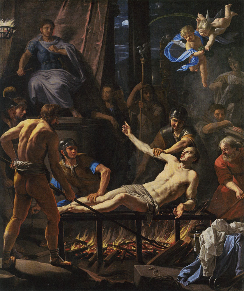 Jean Baptiste de Champaigne - The Martyrdom of Saint Lawrence
