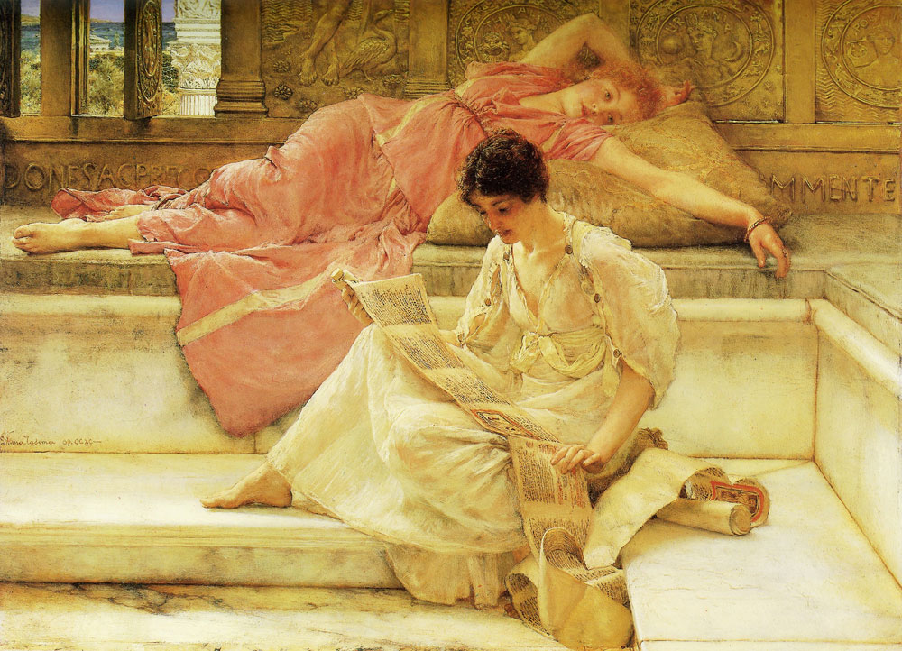 Lawrence Alma-Tadema - The favourite poet