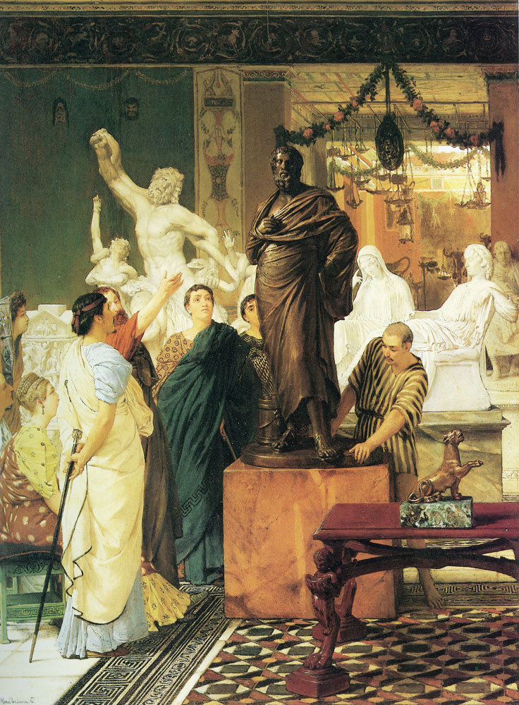 Lawrence Alma-Tadema - A sculpture gallery