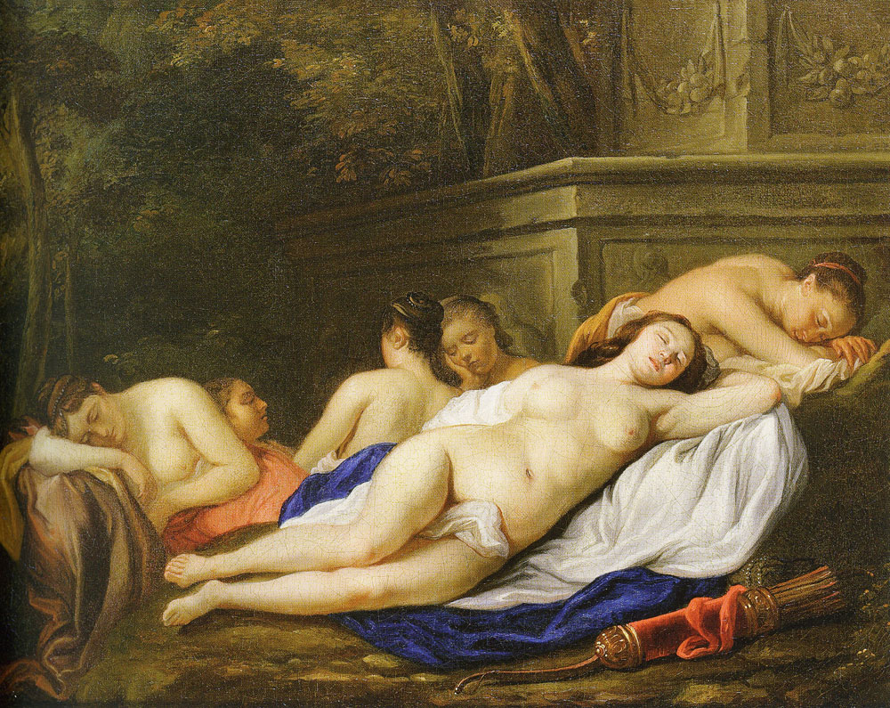 Jacob van Loo - Diana and her nymphs