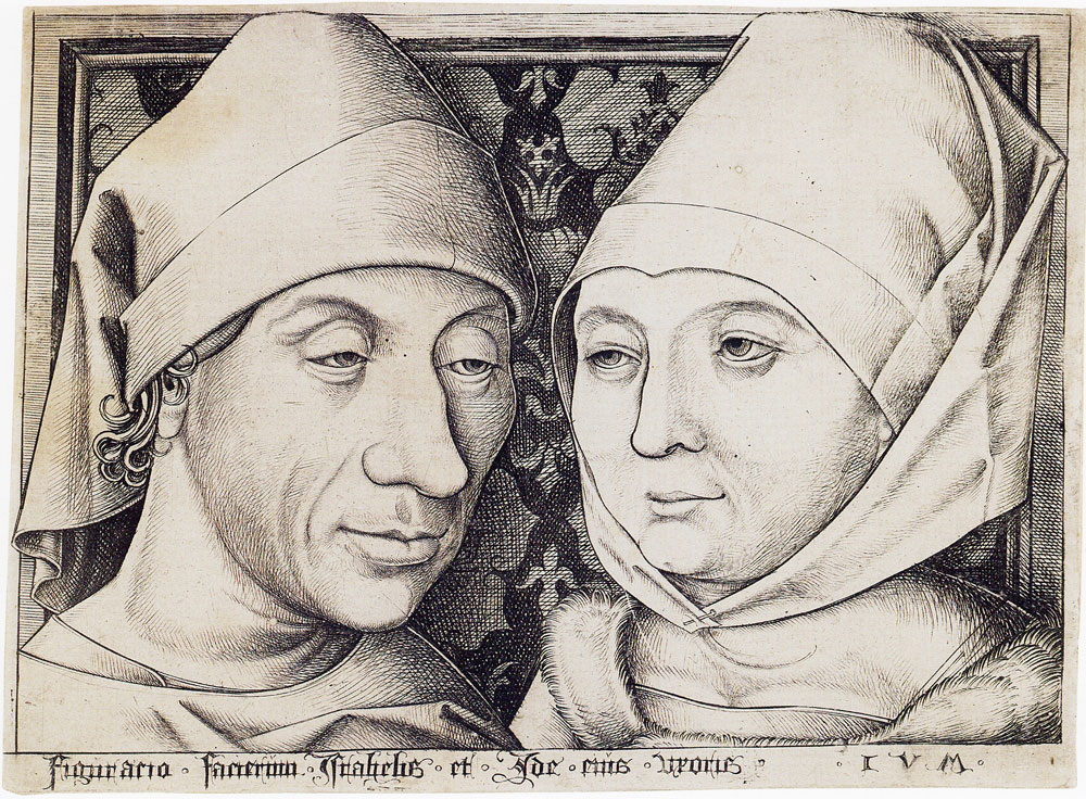 Israhel van Meckenem - Israhel van Meckenem and his Wife Ida