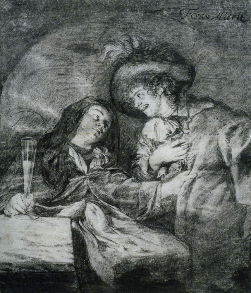 Frans van Mieris the Elder - The lovers
