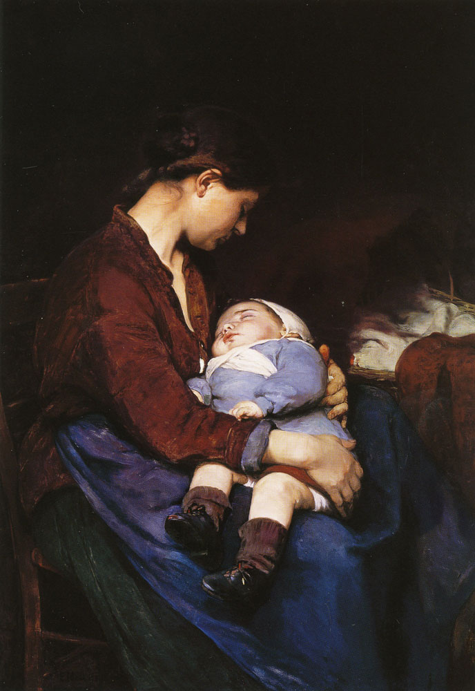 Elizabeth Nourse - La mère (Mother and Child)