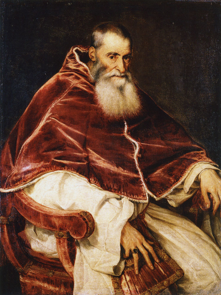 Titian - Pope Paul III Bareheaded