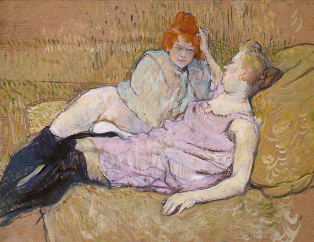 Henri de Toulouse-Lautrec - The Sofa