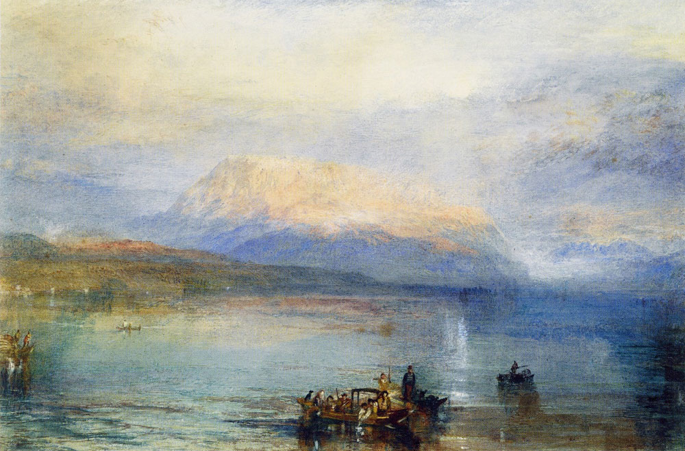 J.M.W. Turner - The red Rigi